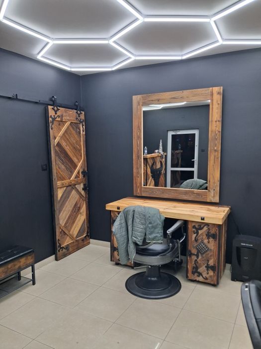 Lustro ze starych desek, na wymiar