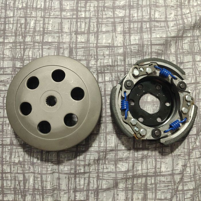 Сцепа + колокол Polini bws, slider, aerox, gear, champ, mbk, утка, jog