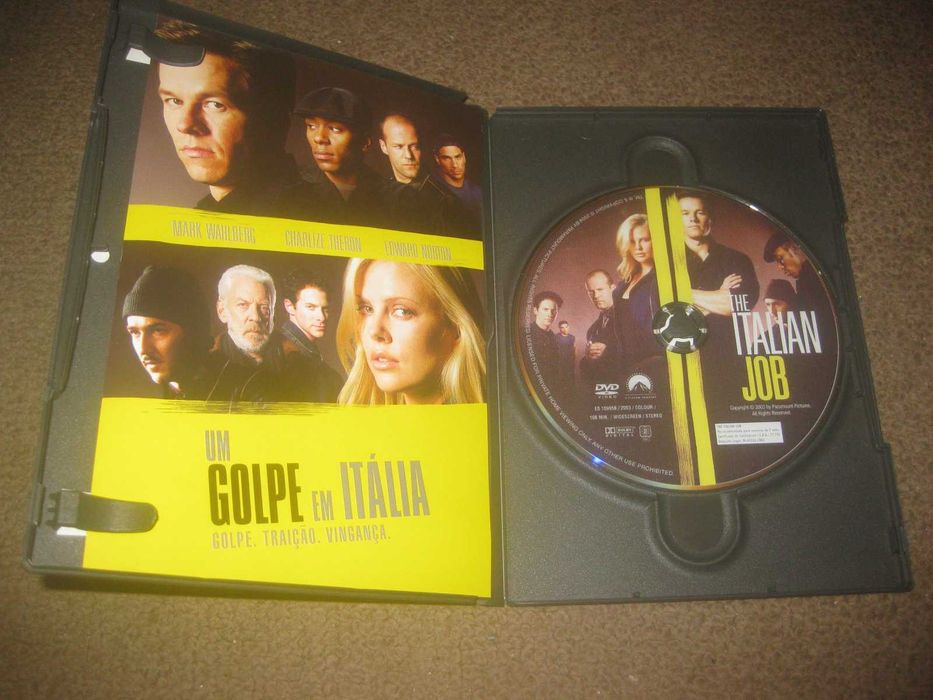 DVD "Um Golpe em Itália" com Mark Wahlberg