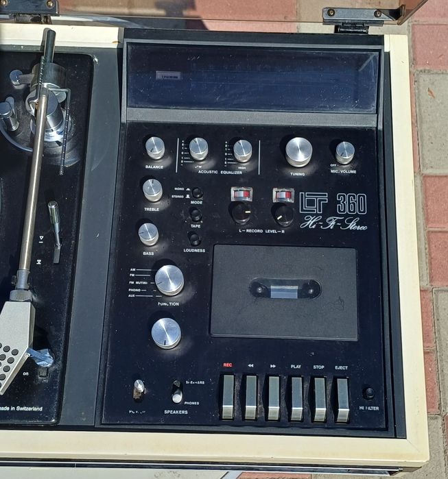 LT 360 konsola muzyczna gramofon Lenco L78 radio magnetofon