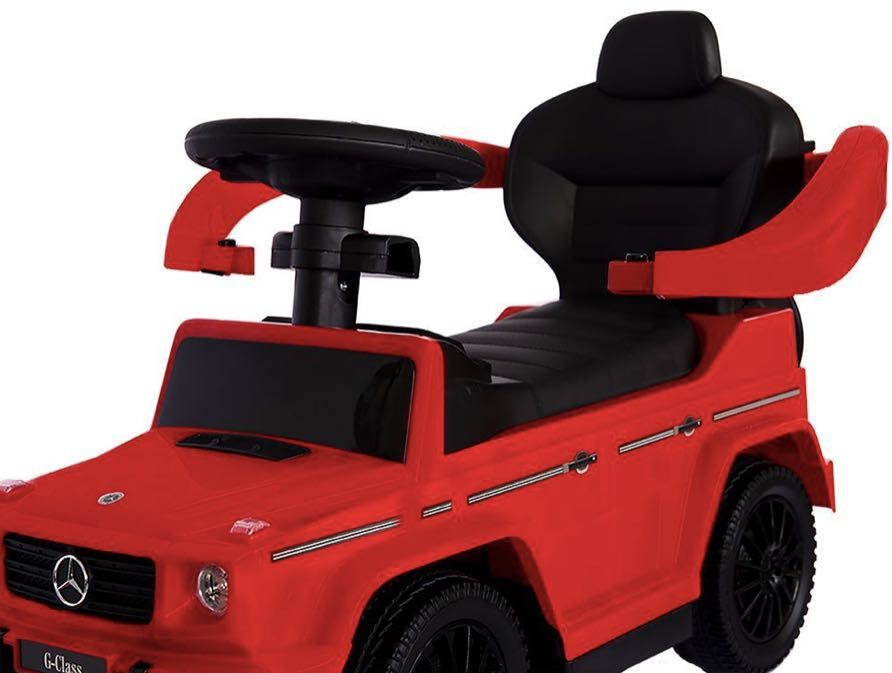 Jeździk czerwony samochód samochodzik wózek NOWY pchacz