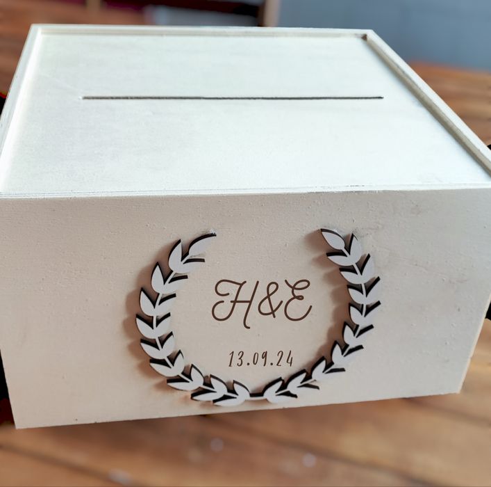 Caixa envelopes de casamento