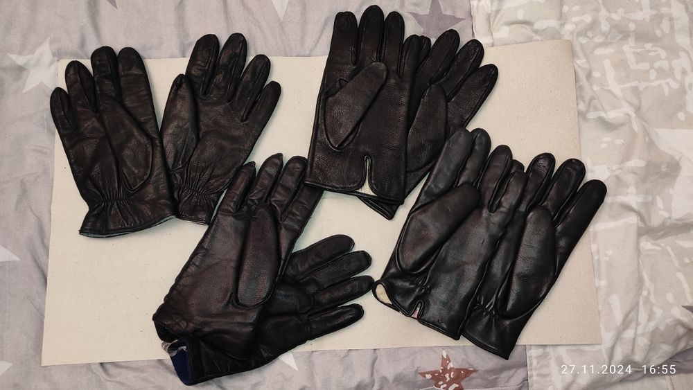 Мужские новые перчатки натуральная кожа зима