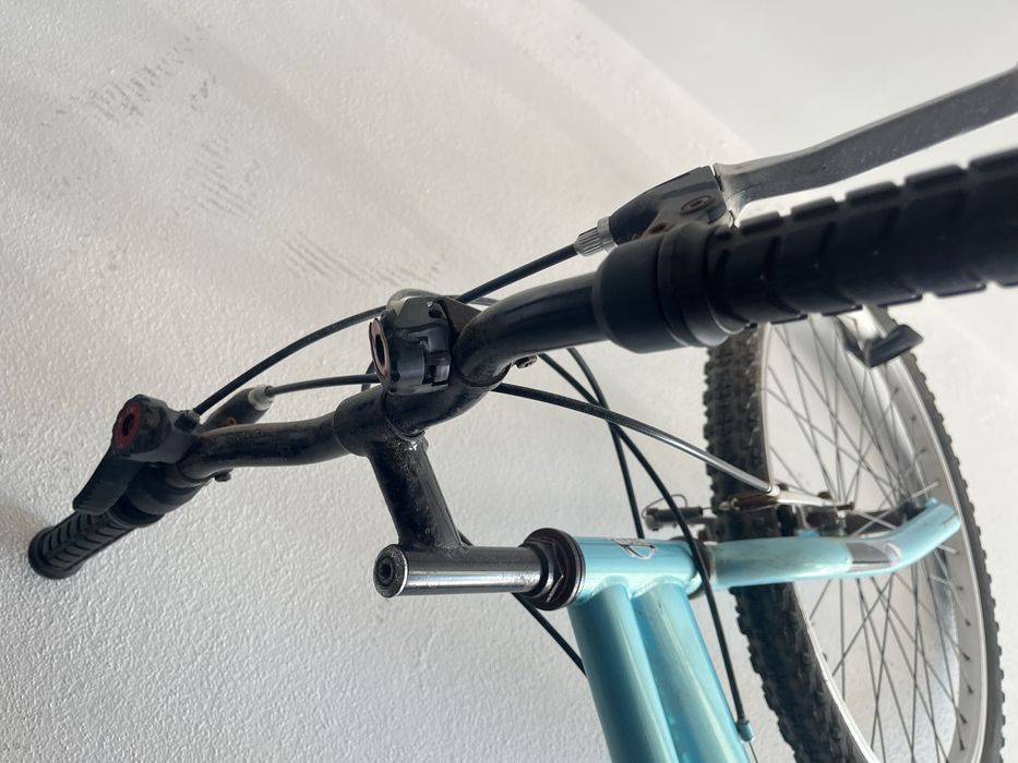 Bicicleta em azul