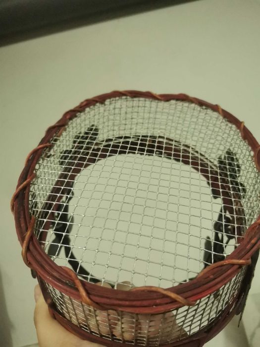 Cesta da fruta em metal