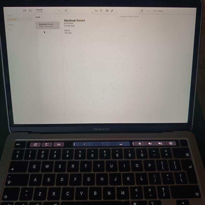 MacBook pro M1 16/512