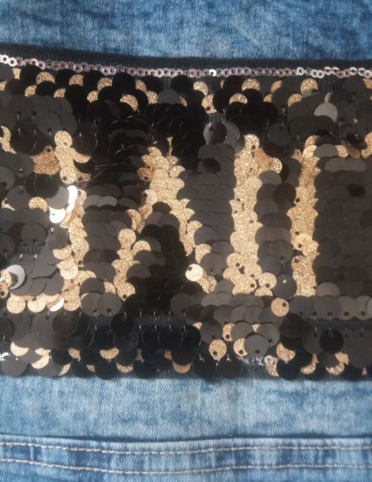 Vanessa тепла джинсовка для дівчинки 110/116см