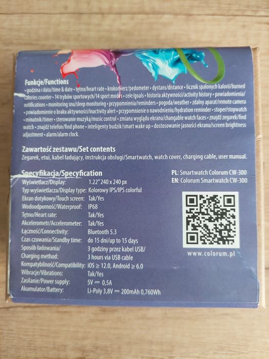 Smartwatch nowy Forever