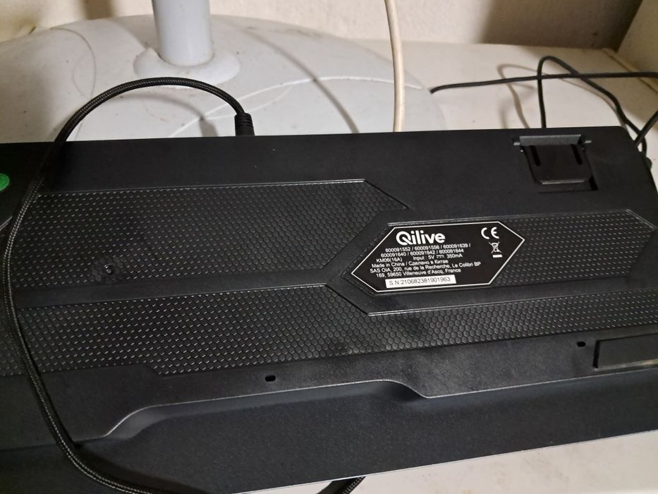 Teclado computador, com luz led