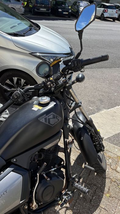 Keeway K-Light 125 (09/2023) – 10.400km – Excelente para cidade + Top Case