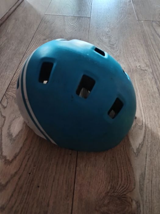 Kask rowerowy Decathlon nakolanniki XS BTWIN