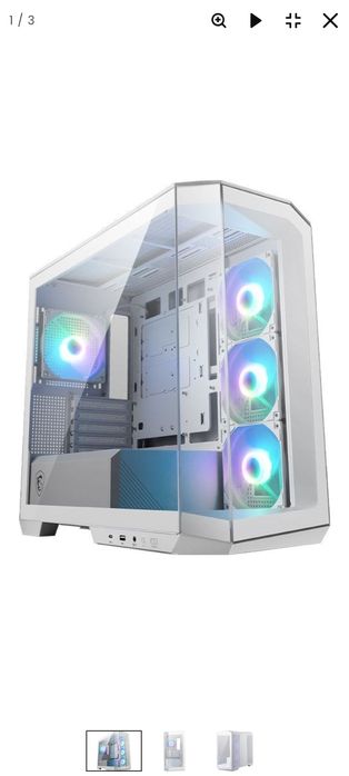 Obudowa MSI MAG Pano M100R PZ ARGB biała