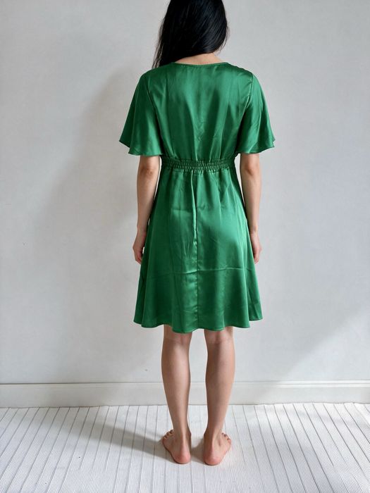 Nowa / zielona / sukienka / wieczorowa / new / boohoo /
