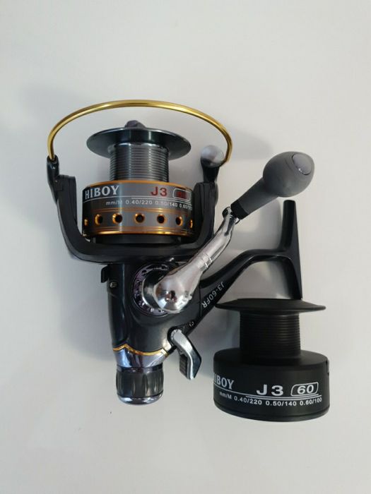 Катушка карповая HIBOY J-60FR С БАЙТРАНЕРОМ 9+1 подш