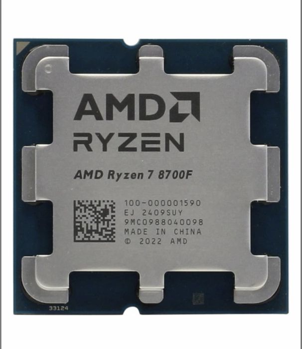Процесор AMD Ryzen 7 8700F (4.1GHz 16MB 65W AM5) Tray (100-000001590)