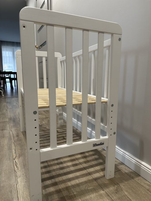 Woodies side crib łóżeczko niemowlece / dostawka