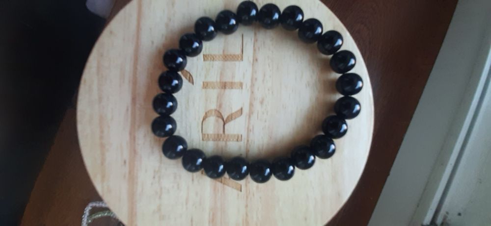 Bransoletka damska czarna