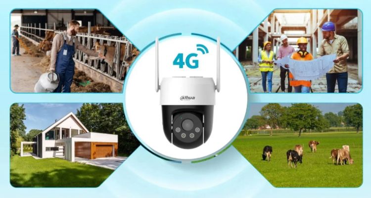 Dahua 5Mpx Kamera obrotowa 4G LTE PTZ – podgląd w telefonie