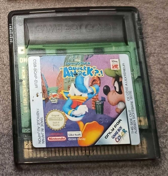 Gra na Game Boy Color "Donald Duck Quack Attack"