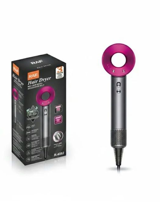 Професійний фен RAF з турборежимом і іонізацією1600 Вт dyson
