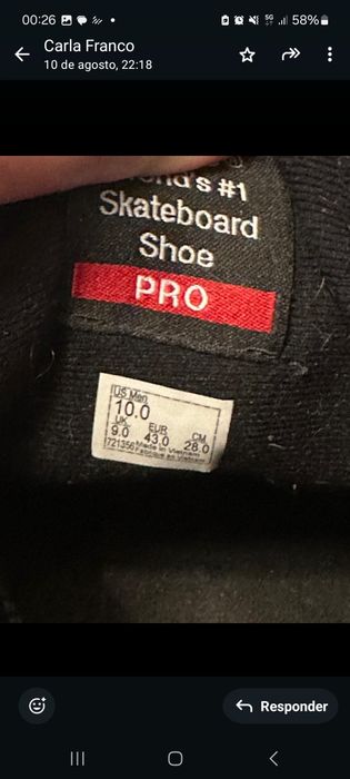 Tênis Vans n42,5 Berle Pro