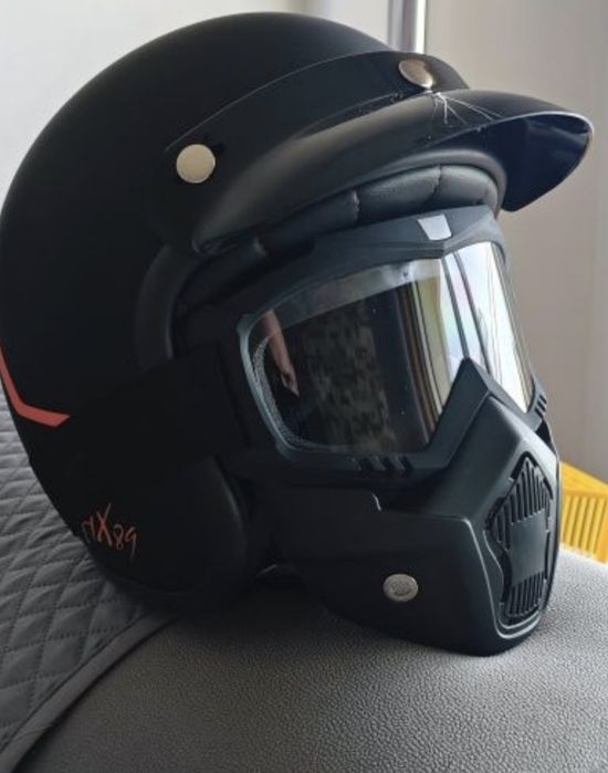 Óculos/Máscara para capacete