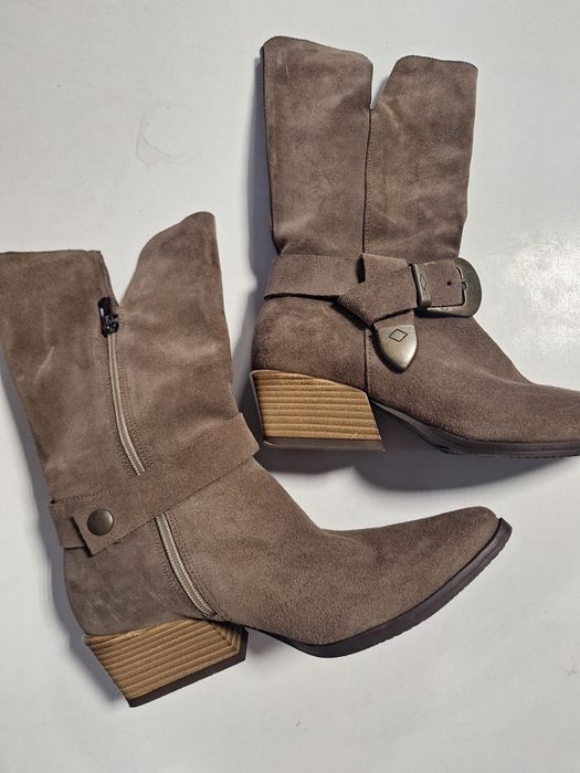 Botki kowbojki Karino 36 skórzane