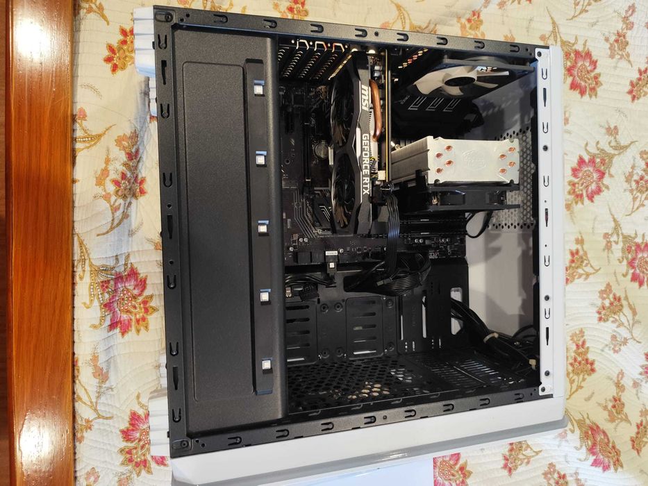 Memória Ram 2x8 + Motherboard ATX MSI Z390-A PRO + Intel i5 9600K + Caixa Nox Hummer MC pro argb + Cooler Master Hyper 212 LED