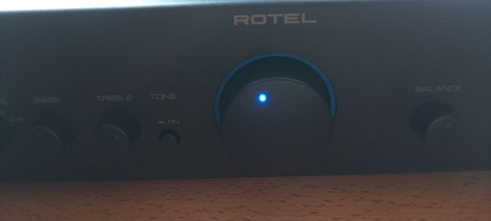 Wzmacniacz ROTEL+kolumny DENON+laptop