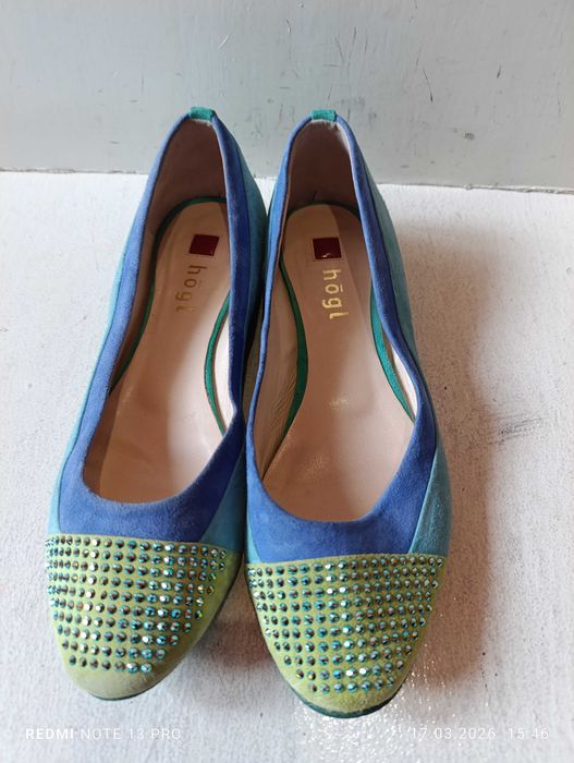 baleriny skórzane Hogl