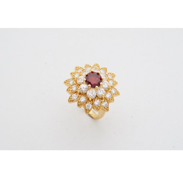 Pierscionek z cyrkoniami rozm 18