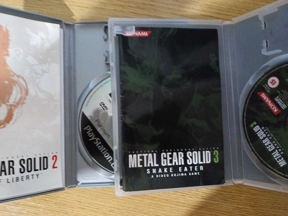 2 jogos para Ps2 "Metal Gear Solid 2 e 3"