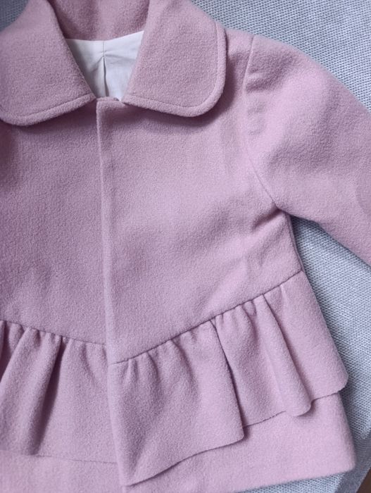 Płaszczyk dla dziewczynki wełna