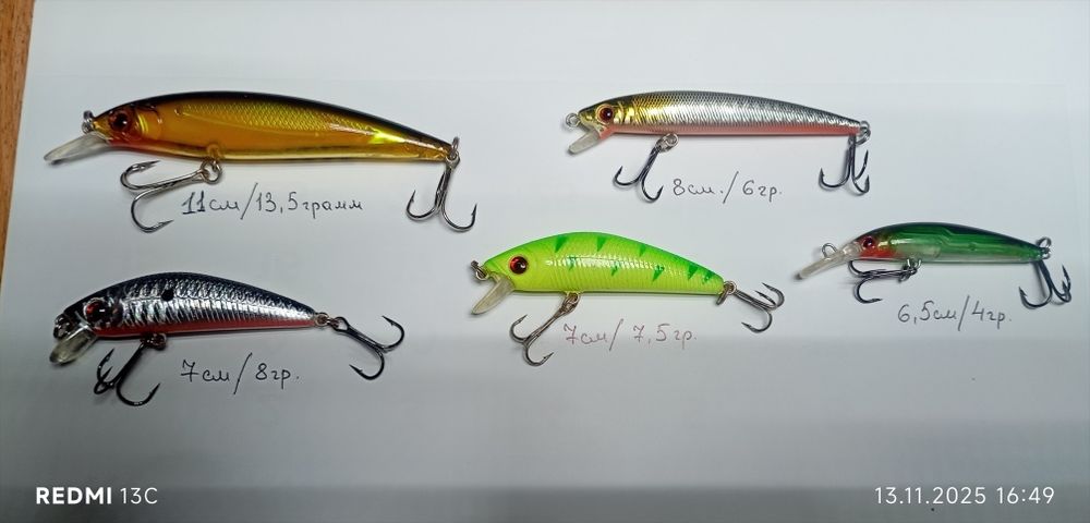 Воблеры для рыбалки.