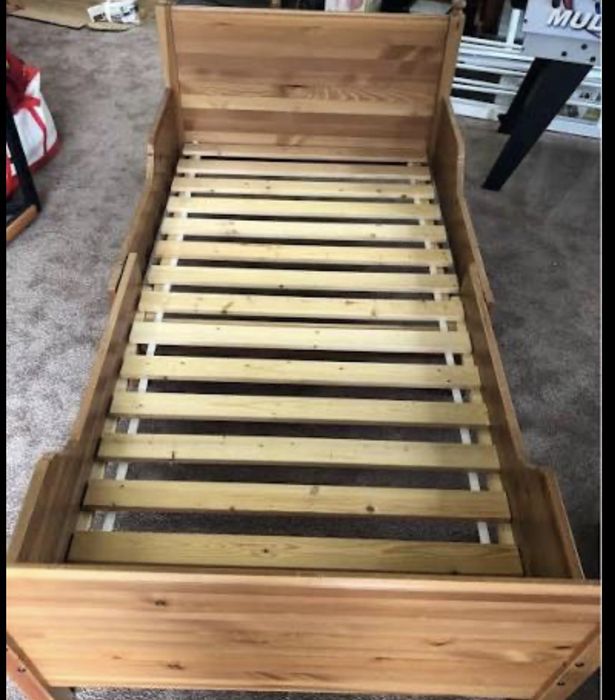 Cama criança ikea extensivel lexvik com colcao