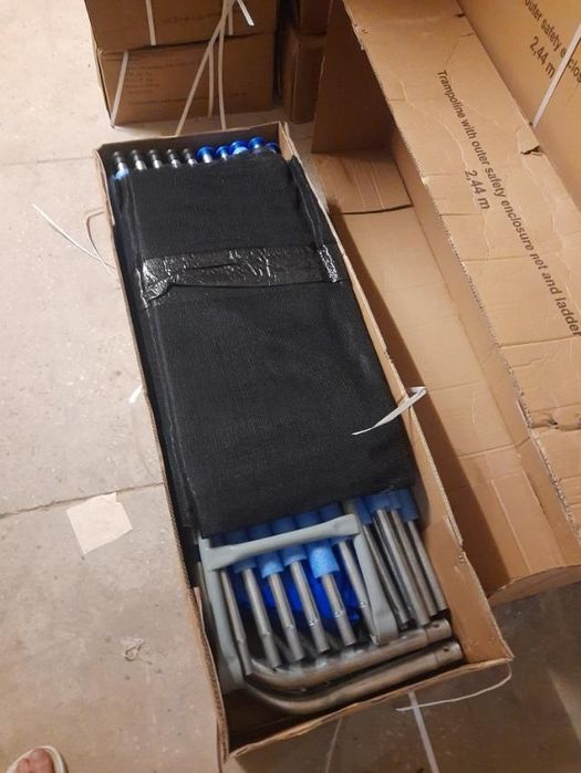 Батут великих розмірів Басікут самовиз 312см 374 см 404см 435см 465см