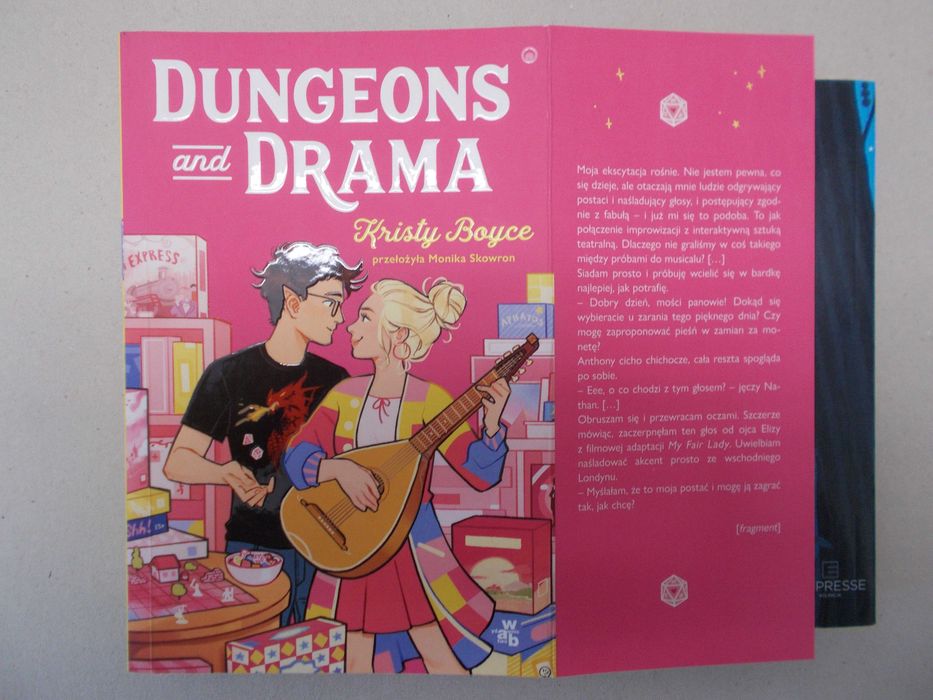 Kristy Boyce - Dungeons and Drama - komedia romantyczna bestseller