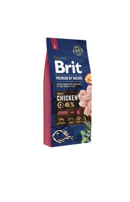 Brit Premium Junior L для цуценят та молодих собак великих порід 15 кг