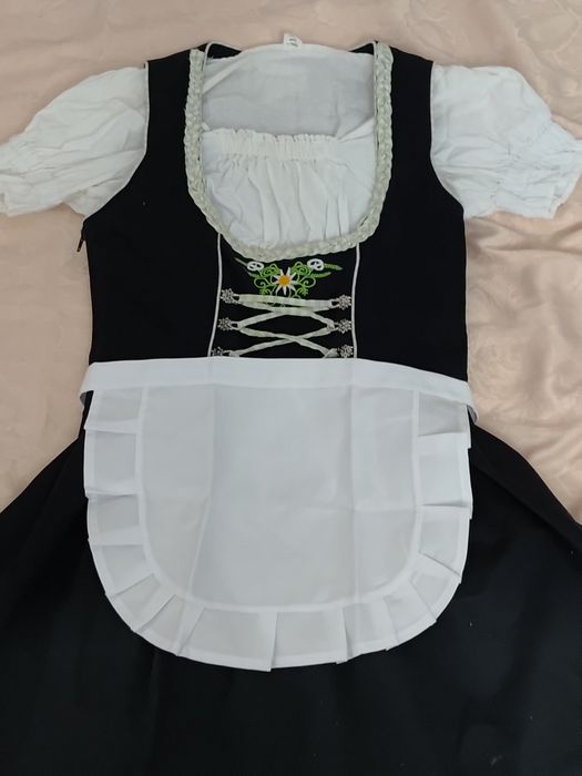 Strój przebranie ludowe folk haft Oktoberfest biesiada dożynki rozmiar 38