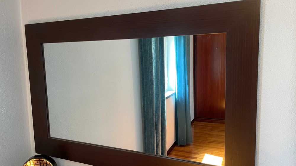 Espelho Quarto de Madeira