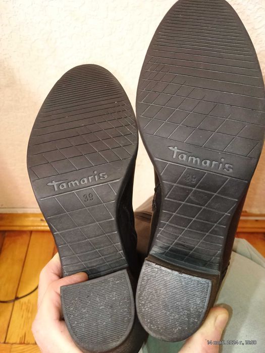 Чоботи жіночі зимові шкіряні Tamaris