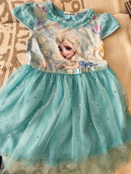 Sukienka Elza Kraina Lodu 116-128, kostium karnawałowy