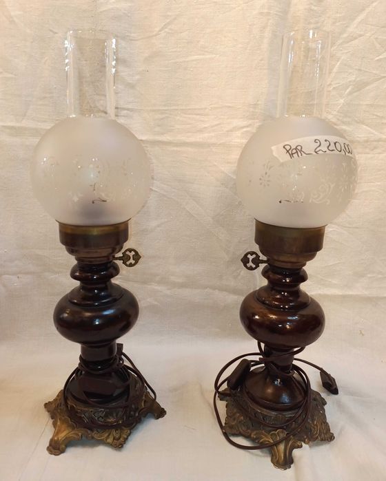 Pares Candeeiros Mesa