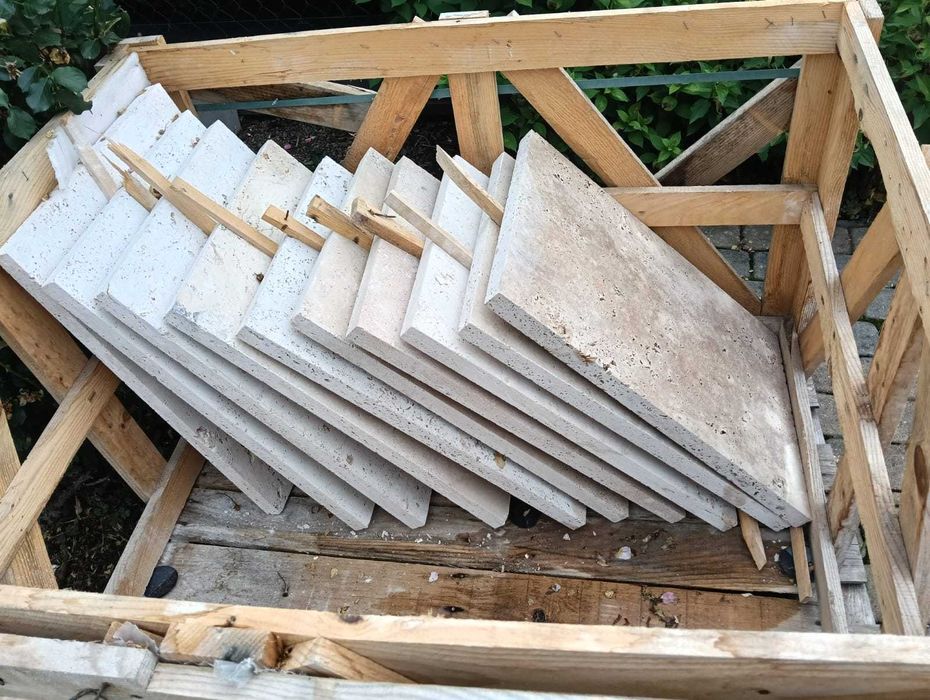 Płyty trawertynowe 3 cm zewnętrzne