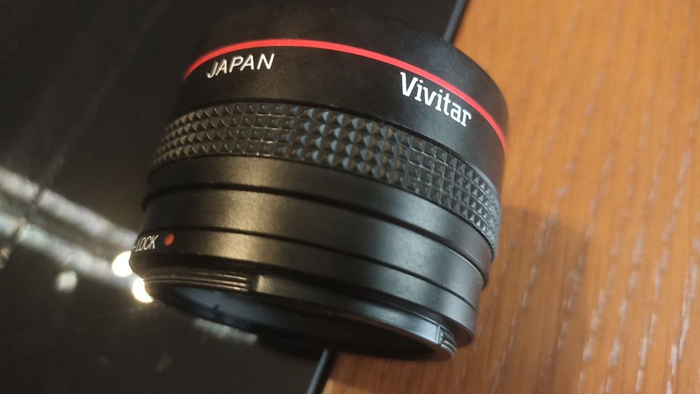 Grande angular Vídeo da Vivitar 0.5 X