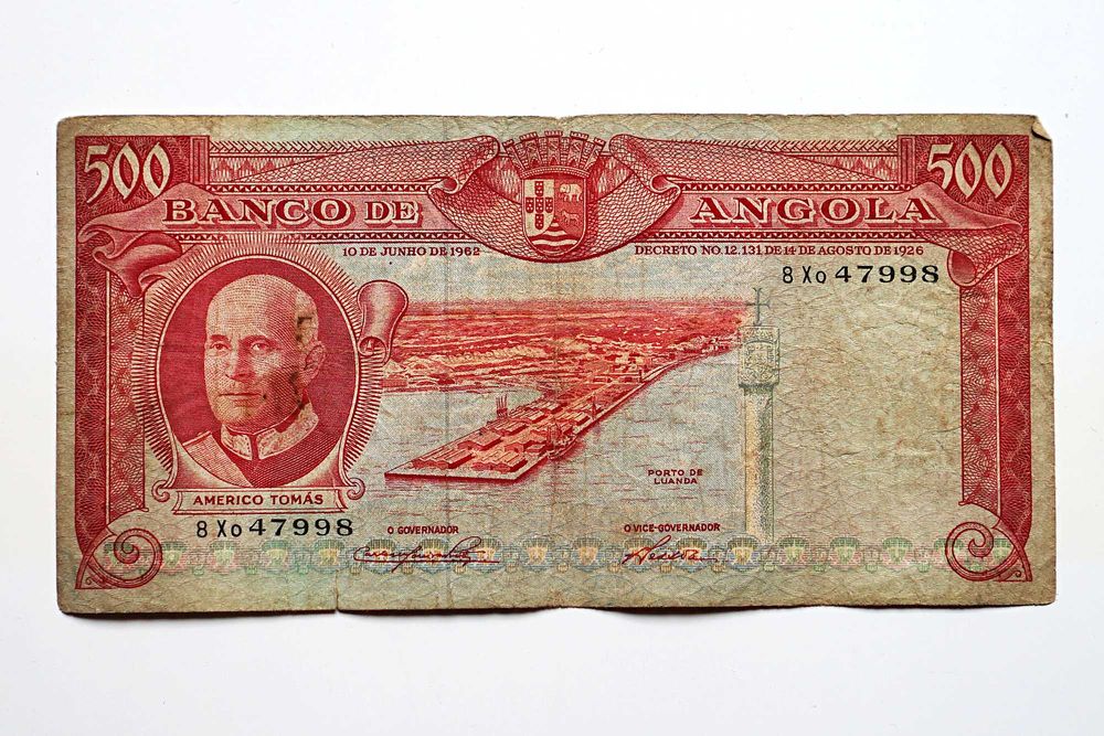 Nota 500 Escudos - 1962 Angola