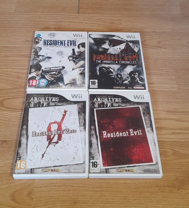 Jogos Resident Evil Wii/Wii U (Pistola Wii + Comando Pro + Clássico)