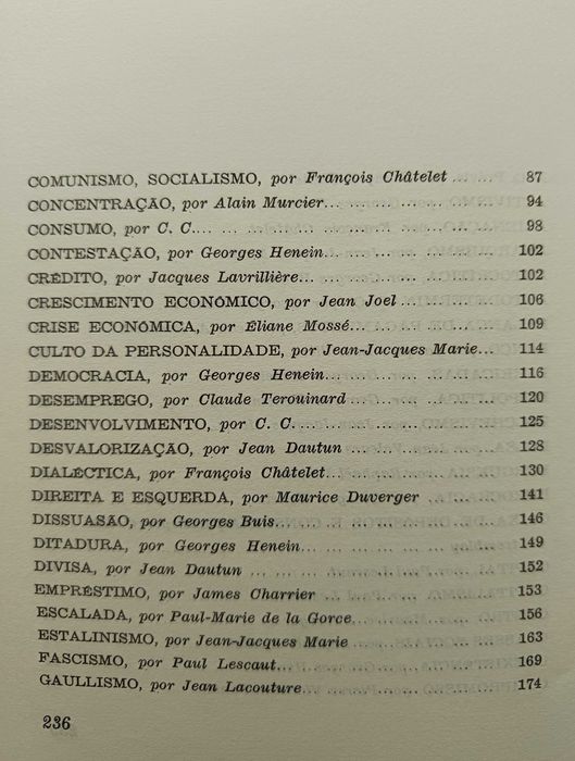 Pequena Enciclopédia Política (I e II) - Lacouture, Châtelet et al.