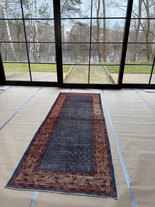 Nowy Dywan Chodnik Wełniany Kaszmirowy Perski Iran Keshan 310x120