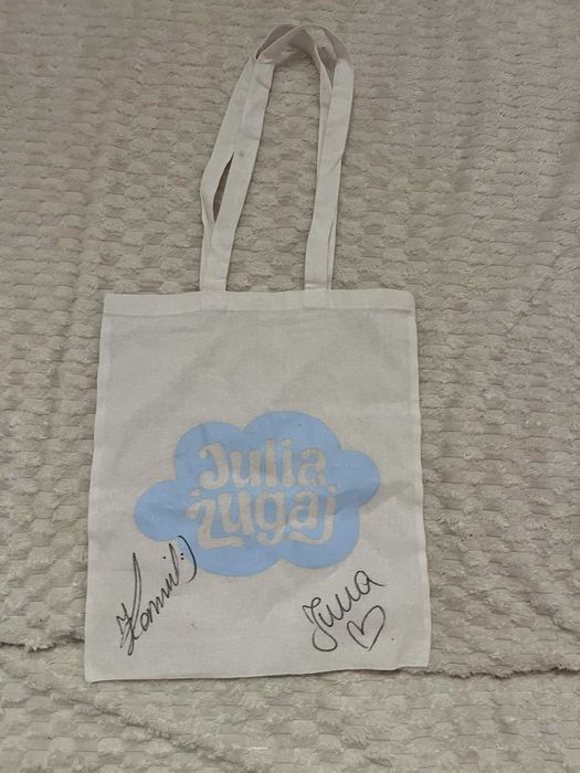 Torba Julia Żugaj  podpis autograf